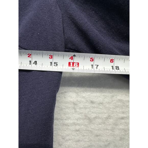 Boden Women Knit Blazer size 6 US navy blue Cotton Blend Front Pockets - Picture 6 of 10